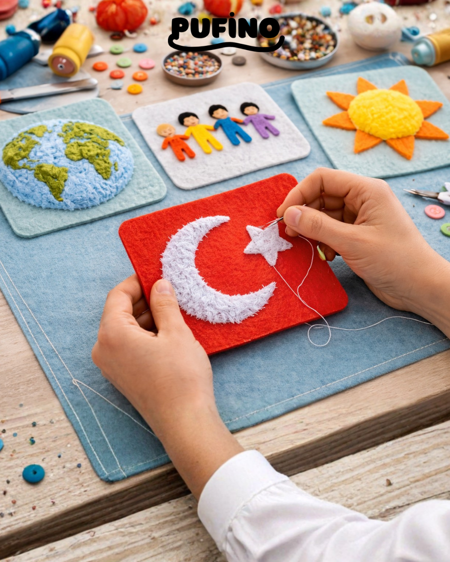 Pufino 23 Nisan'a Özel 5'li Örgü Seti