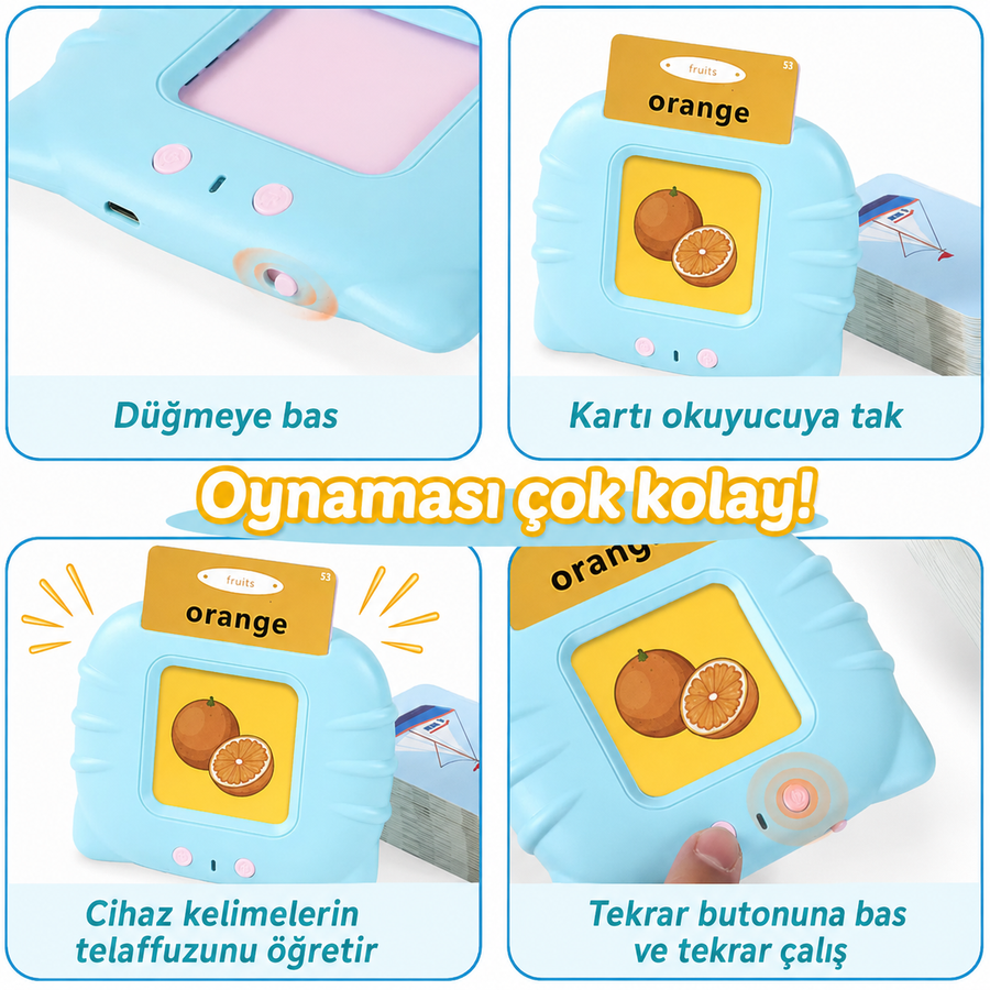 Sesli İngilizce Öğrenme Seti